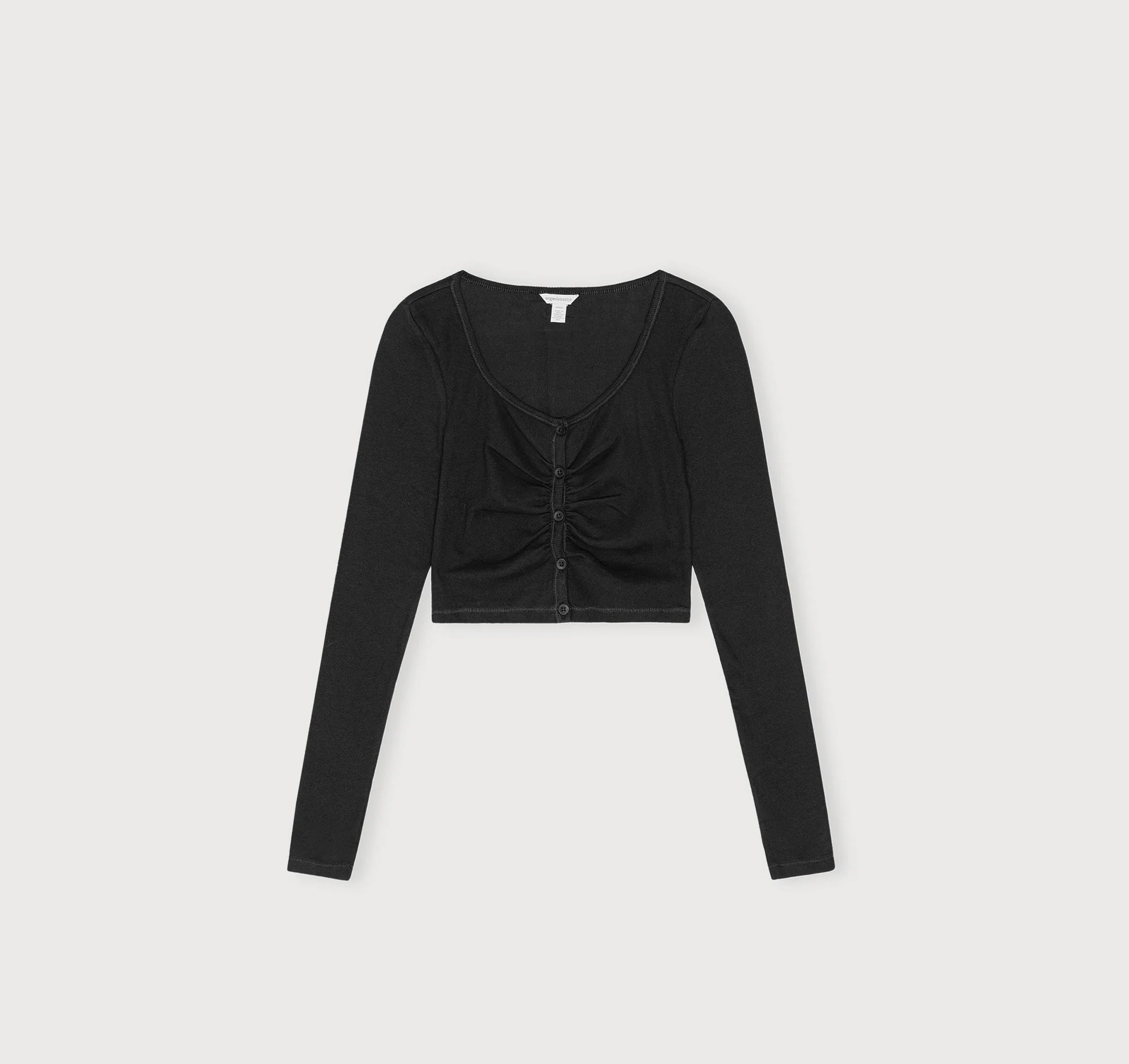 Core Extend Rib Crop Cardigan - Image 4