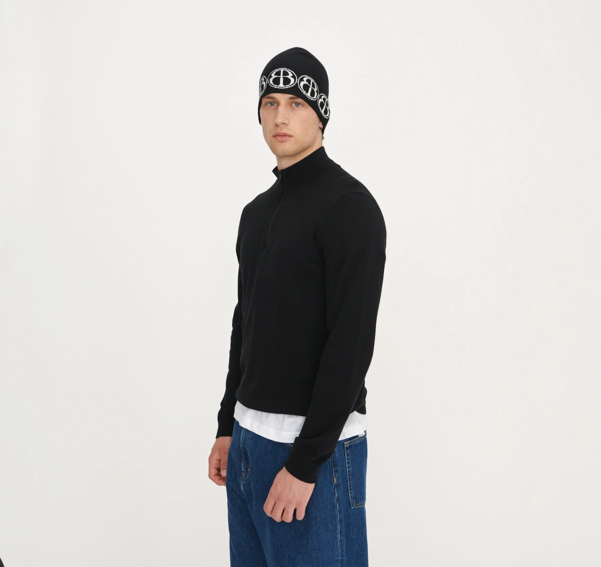 Soft Knit Half Zip Sweater - Image 3