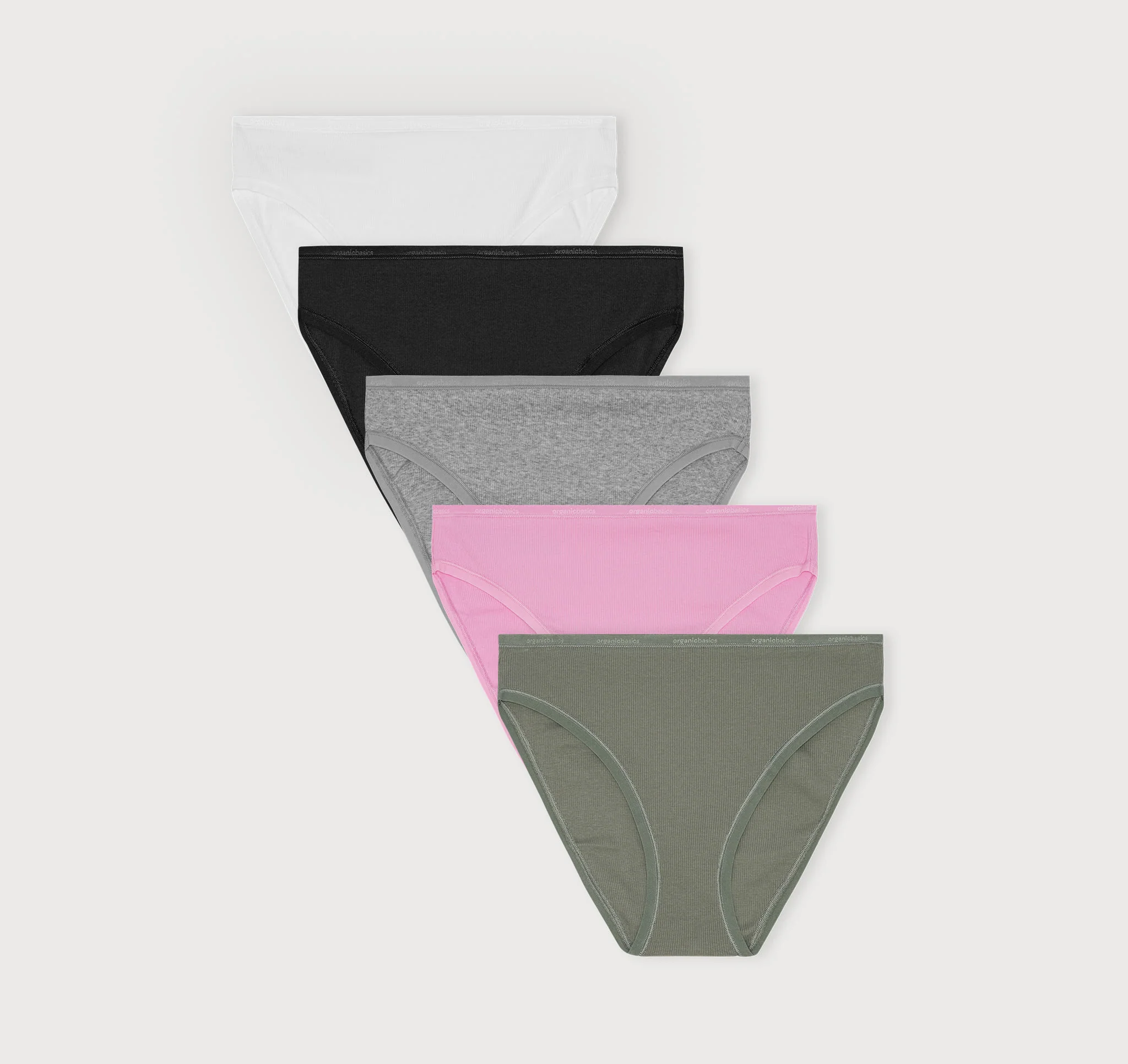 Core Rib High-Leg Briefs 5-Pack