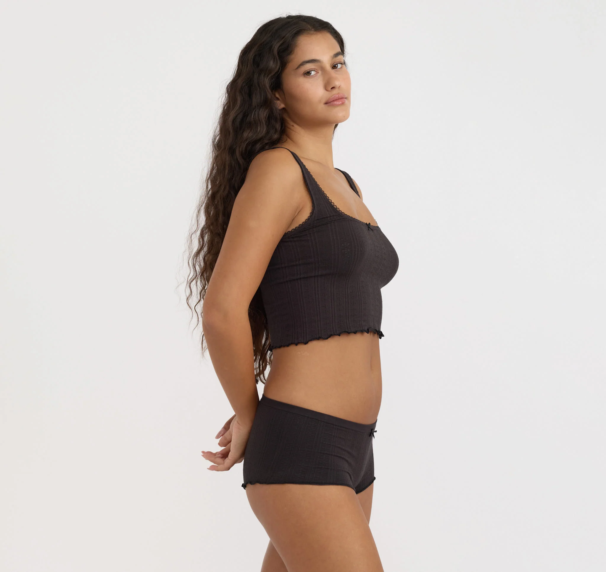 Pointelle Shorty