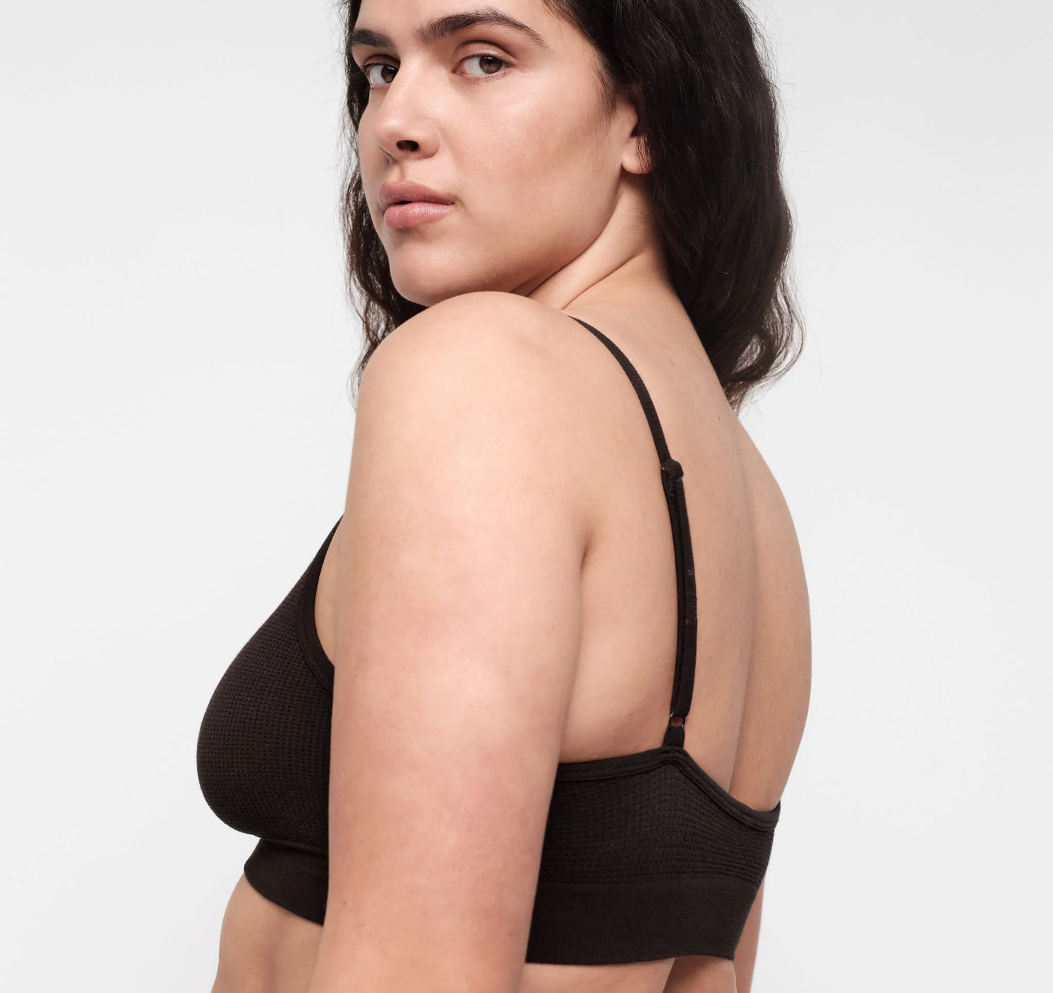 Seamless Waffle Triangle Bralette - Image 2