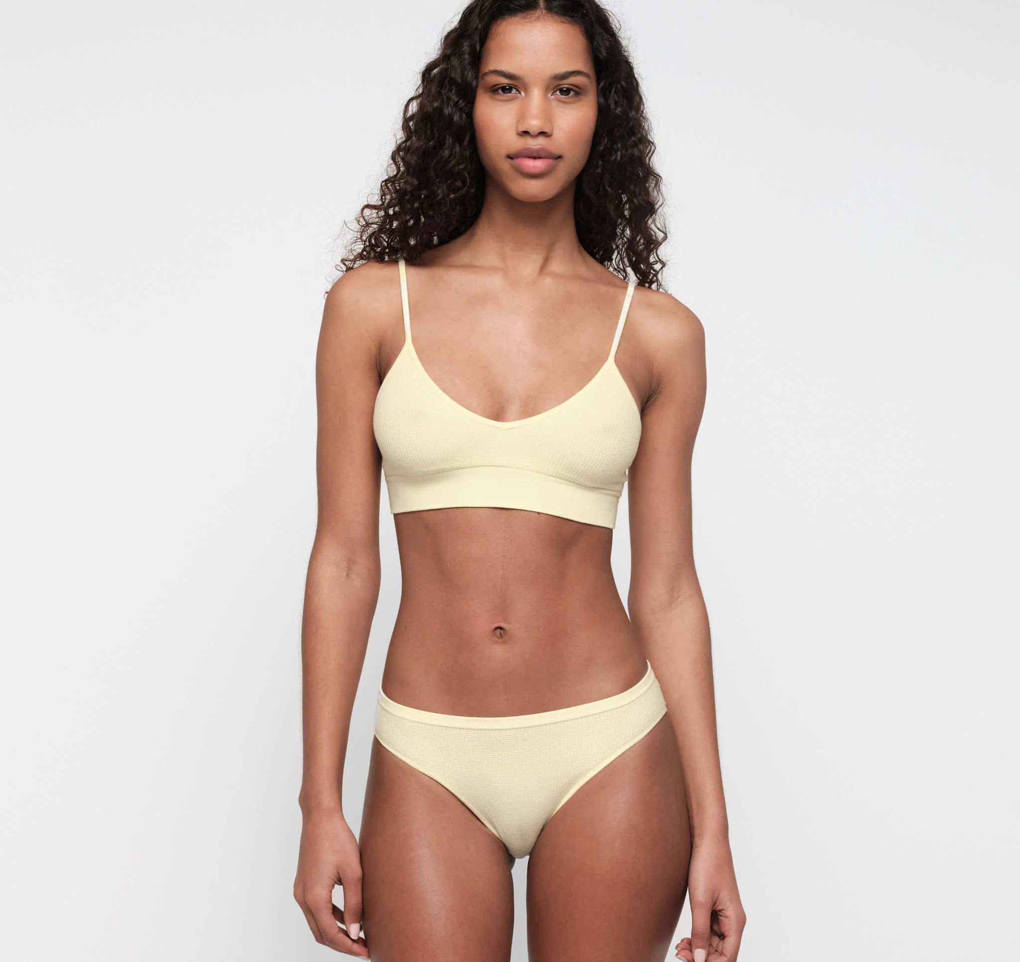 Seamless Waffle Triangle Bralette